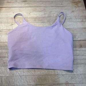 Light Purple Women's Crop Top